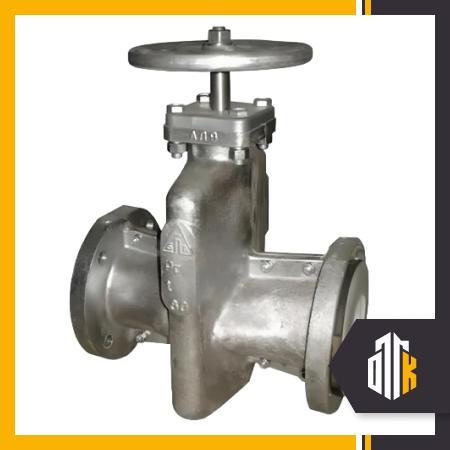 Задвижка алюминиевая 33а17р Ду 300мм Ру6